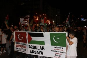 ADANA (AA) – Adana ve Osmaniye'de, Filistin ile dayanışma ve