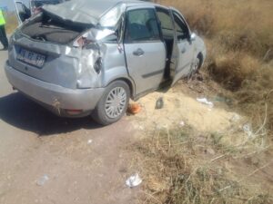 AFYONKARAHİSAR (AA) – Afyonkarahisar'ın Emirdağ ilçesinde otomobilin devrilmesi sonucu 4