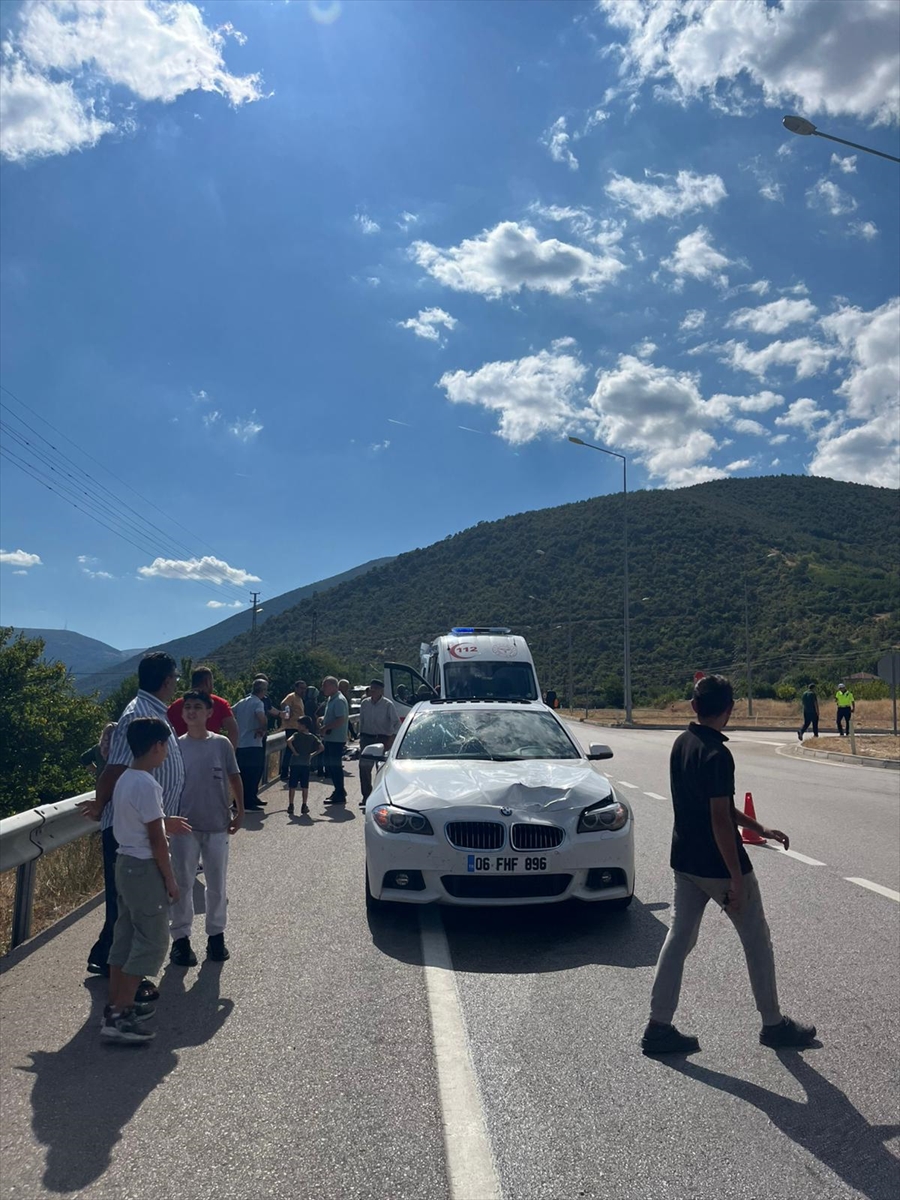 Amasya'da otomobilin çarptığı yaya öldü
