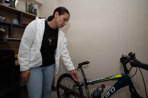 ANKARA (AA) – Ankara'da 11 yaşındaki Yiğitcan Altınoğlu'nun bisikletiyle istinat