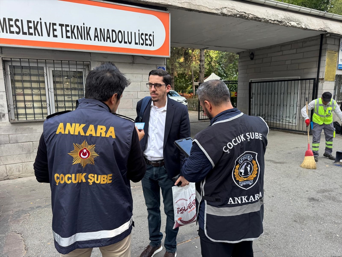 Ankara'da okul çevrelerinde denetim yapıldı