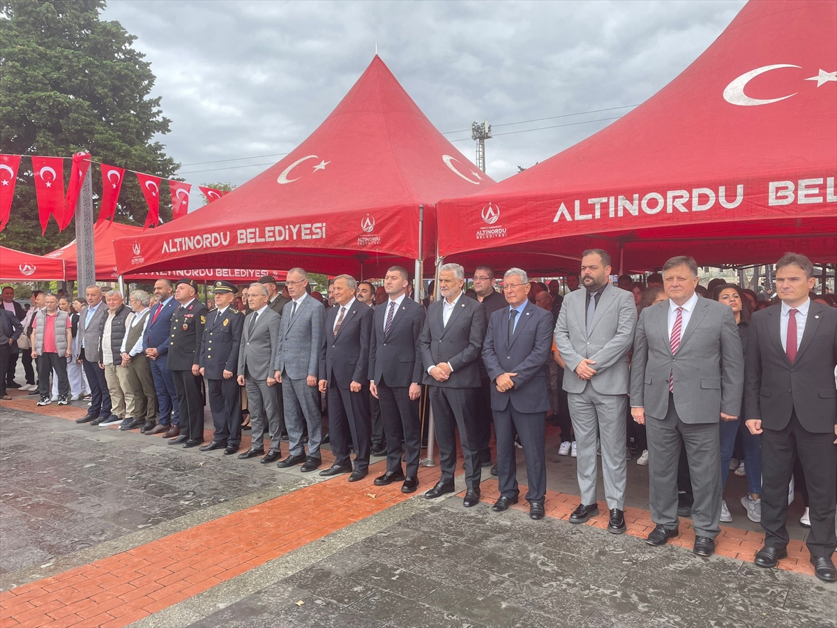 Atatürk'ün Ordu'ya gelişinin 101. yıl dönümü kutlandı
