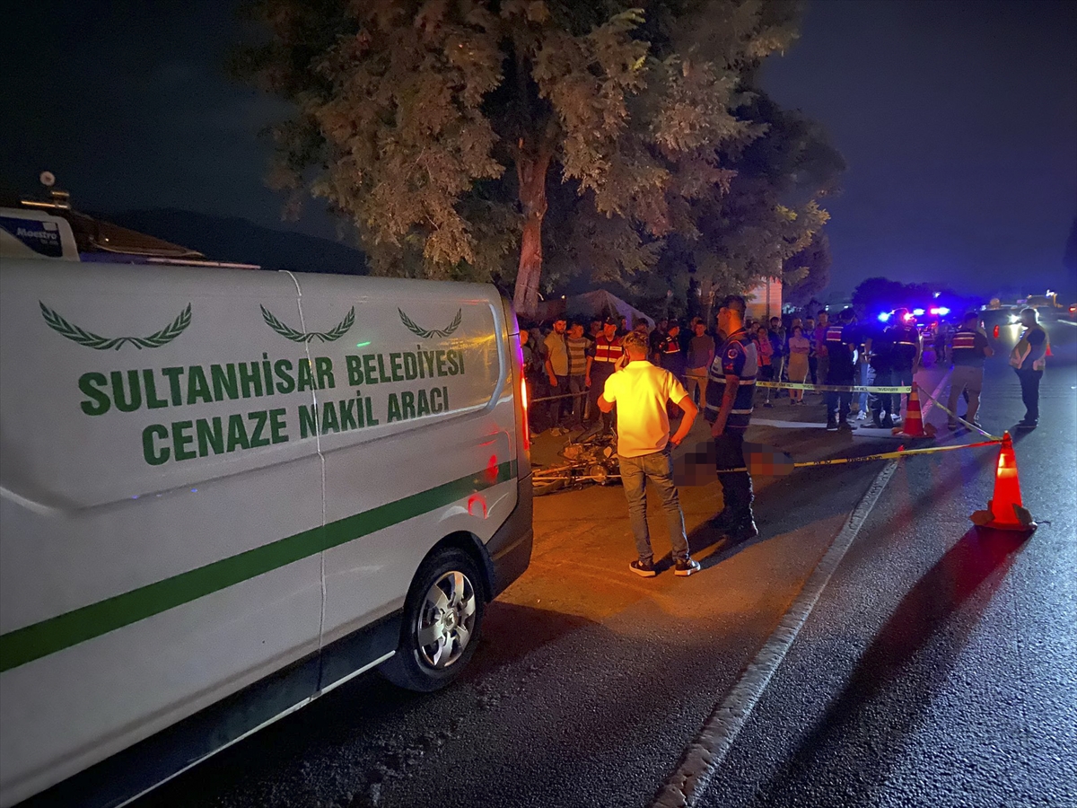 Aydın'da devrilen motosikletin sürücüsü öldü