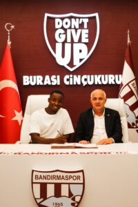 BALIKESİR (AA) – Trendyol 1. Lig ekiplerinden Bandırmaspor, Nijeryalı kanat