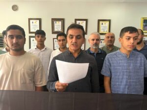 BATMAN (AA) – Batman'da Filistin'e ve Küresel Sumud Filosu'na destek