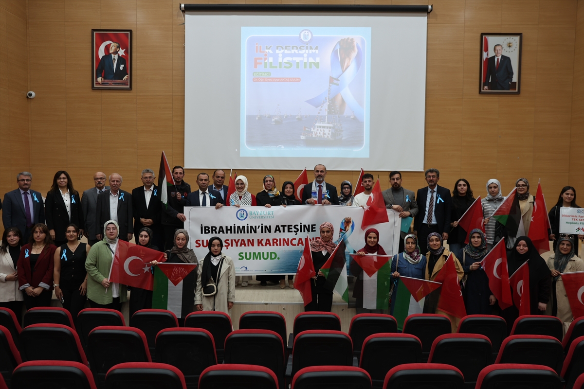 Bayburt Üniversitesinde akademik yıl “İlk Dersim Filistin” temasıyla başladı