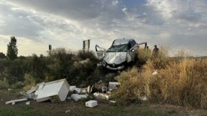 BAYBURT (AA) – Bayburt'ta otomobil ile panelvanın çarpışması sonucu 4