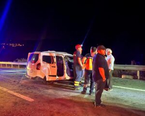 BİLECİK (AA) – Bilecik'te hafif ticari araç ile kamyonetin çarpışması