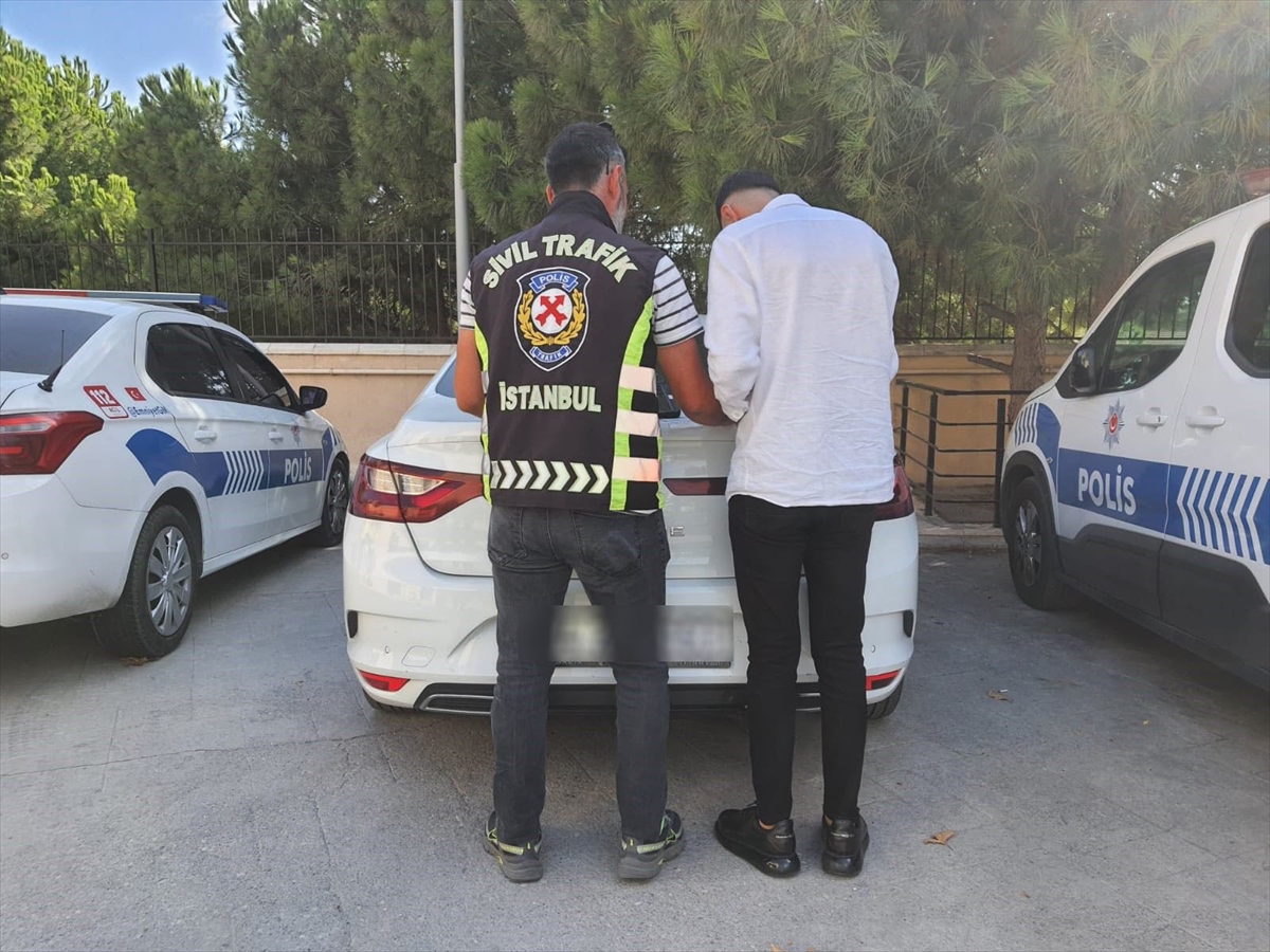 Büyükçekmece'de drift atan sürücüye 47 bin 385 lira ceza kesildi
