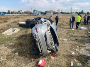 ÇORUM (AA) – Çorum'un Alaca ilçesinde düğün konvoyunda meydana gelen