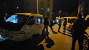 ÇORUM (AA) – Çorum'da, uygulama noktasında "dur" ihtarına uymayan araç