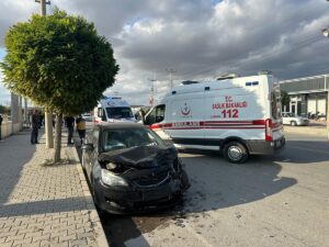 ÇORUM (AA) – Çorum'un Alaca ilçesinde hafif ticari araç ile