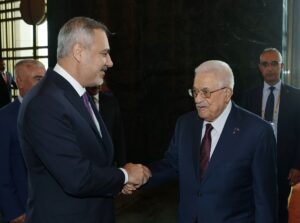 ANKARA (AA) – Cumhurbaşkanı Recep Tayyip Erdoğan, Filistin Devlet Başkanı