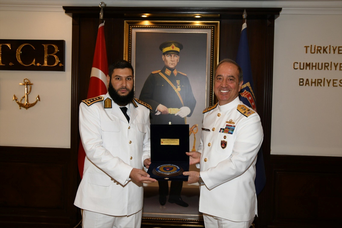 Deniz Kuvvetleri Komutanı Oramiral Tatlıoğlu, Suriyeli mevkidaşı Tuğgeneral Alsaud ile görüştü