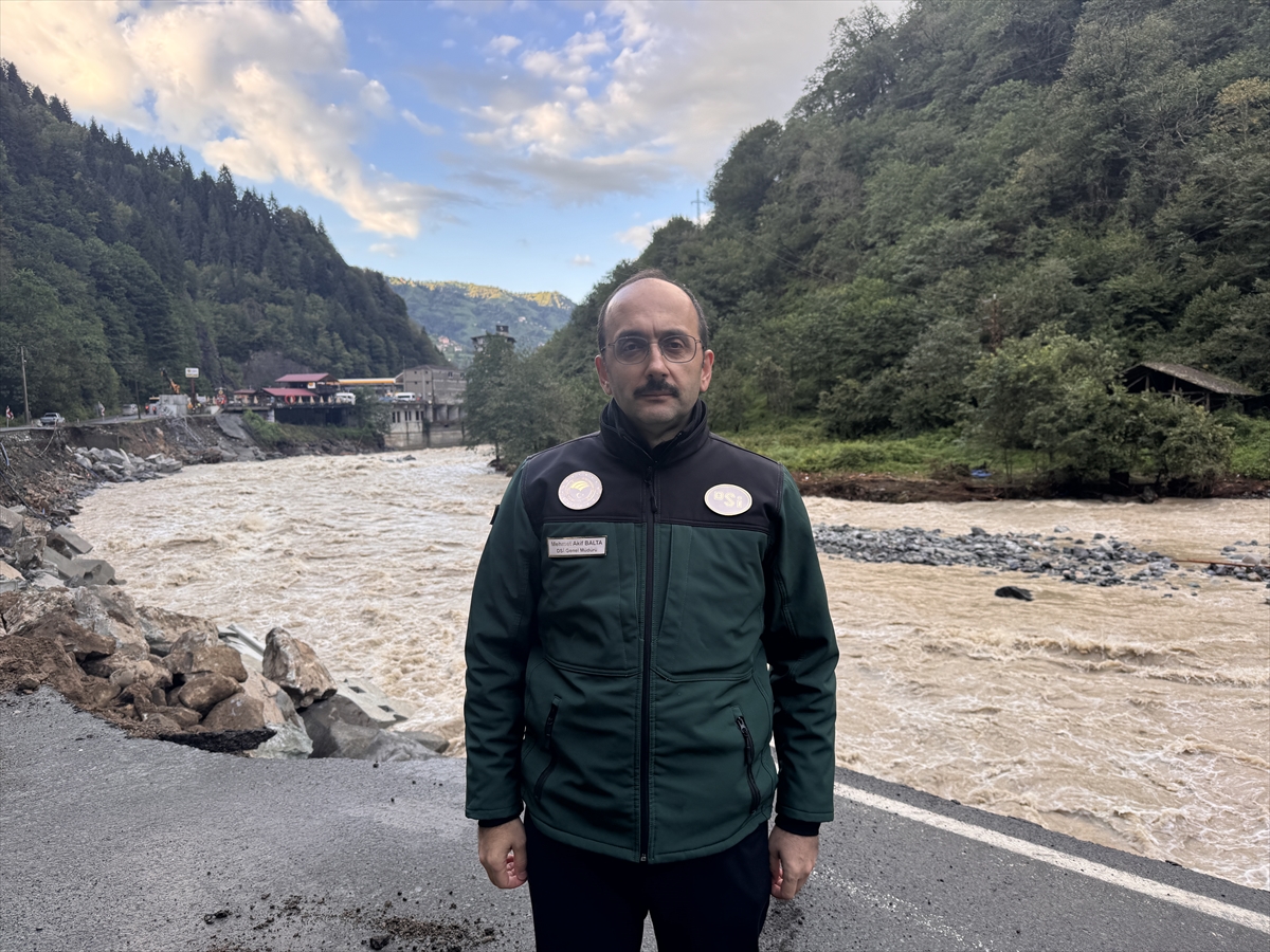 DSİ Genel Müdürü Balta'dan, Rize'deki sağanak sonrası uyarı: