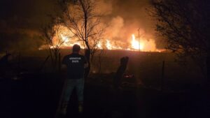 ELAZIĞ (AA) – Elazığ'ın Kovancılar ilçesi kırsalında çıkan yangına ekiplerin