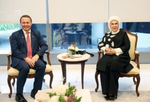 NEW YORK (AA) – Cumhurbaşkanı Recep Tayyip Erdoğan'ın eşi, Birleşmiş