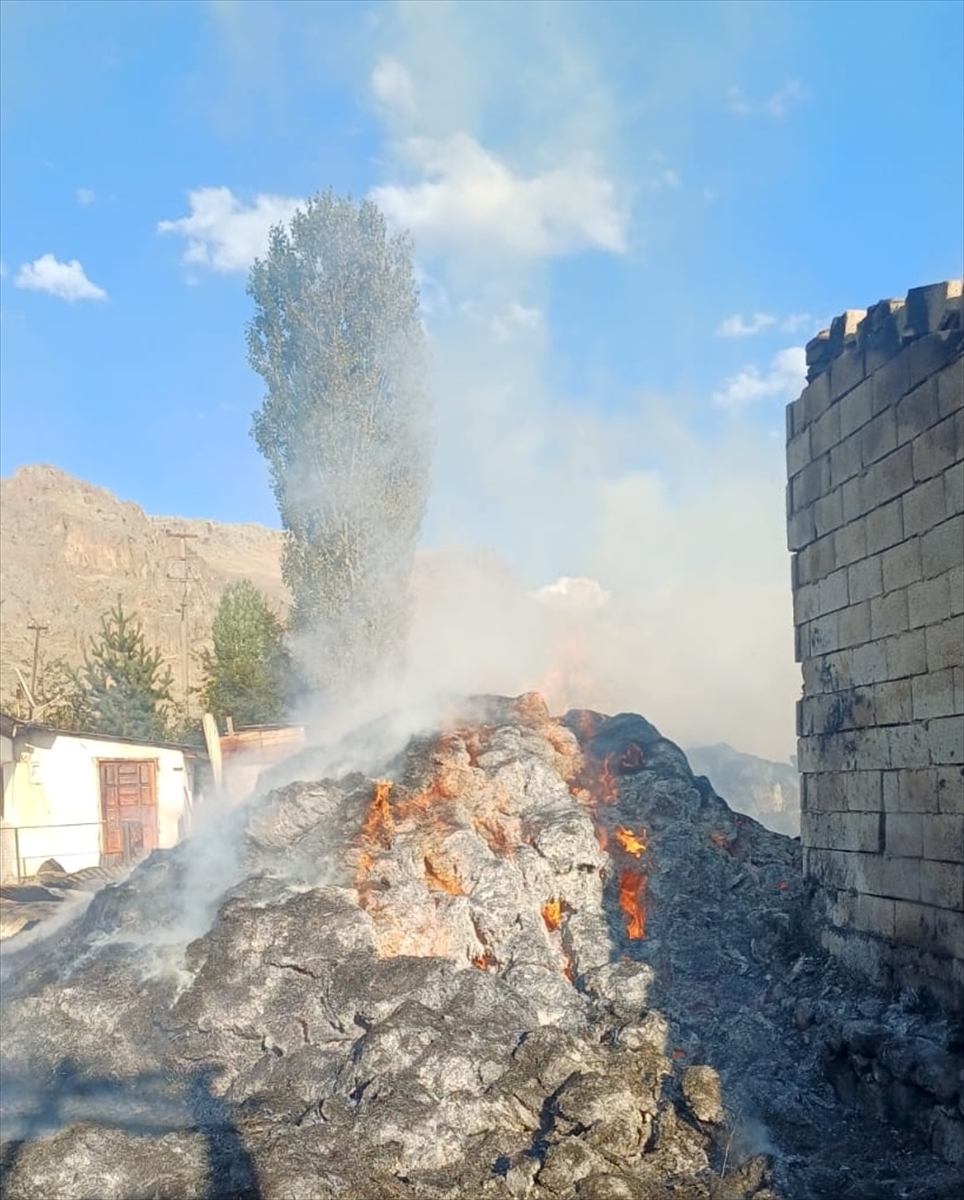 Erzurum'da kırsal mahallede çıkan yangında 3 ev kullanılamaz hale geldi