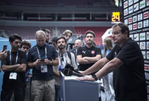 RİGA (AA) – A Milli Basketbol Takımı Başantrenörü Ergin Ataman,