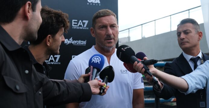 Francesco Totti, Luca Toni ve Marco Materazzi, İstanbul'da olmaktan memnun: