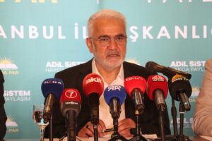 İSTANBUL (AA) – HÜDA PAR Genel Başkanı Zekeriya Yapıcıoğlu, "Türkiye