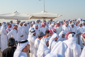 - Cenaze törenine Katar Emiri Şeyh Temim bin Hamad Al