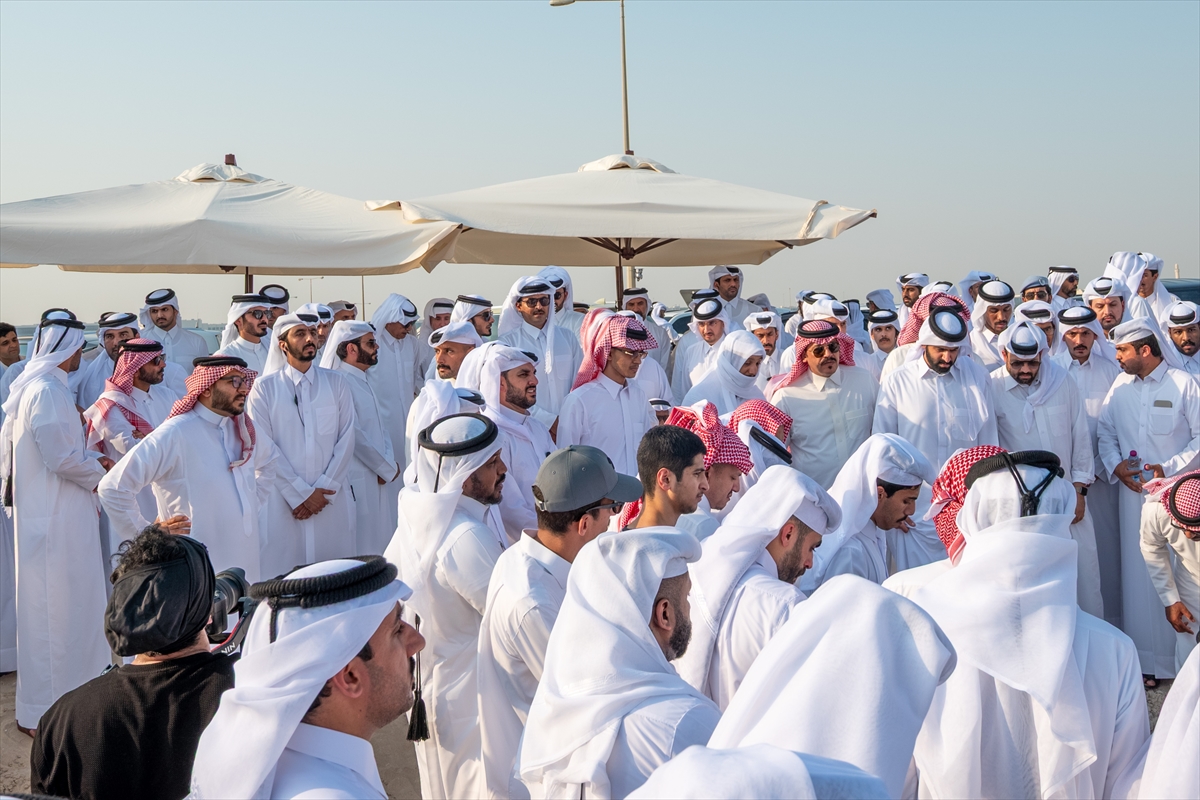 İsrail'in Katar saldırısında öldürülenler için Doha'da cenaze töreni düzenlendi