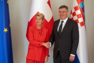 ZAGREB (AA) – İsviçre Konfederasyonu Başkanı Karin Keller-Sutter, Filistin Devleti'ni