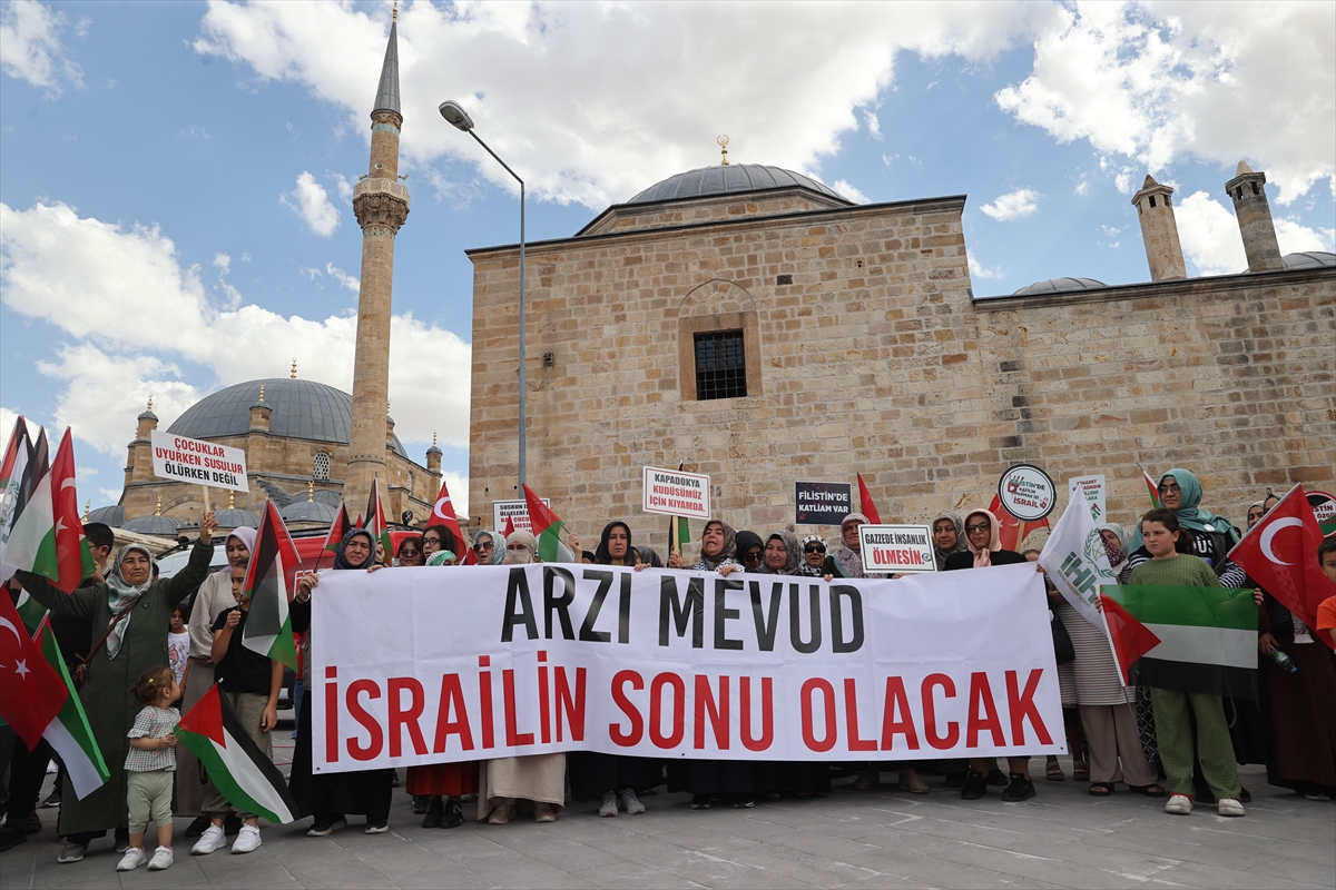 Kayseri, Yozgat ve Nevşehir'den Filistin'e ve Küresel Sumud Filosu'na destek