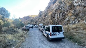 KAYSERİ (AA) – Kayseri'de Kırlangıç Vadisi'ne tırmanış için giden ekipten