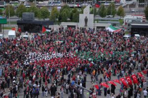 KOCAELİ (AA) – Kocaeli'de, İsrail ablukasını kırmak ve Gazze'ye insani