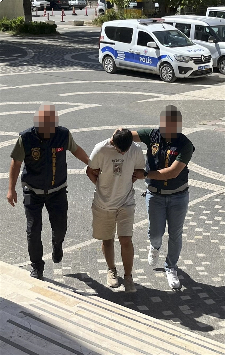 Konya'da uyuşturucu operasyonunda 2 şüpheli tutuklandı