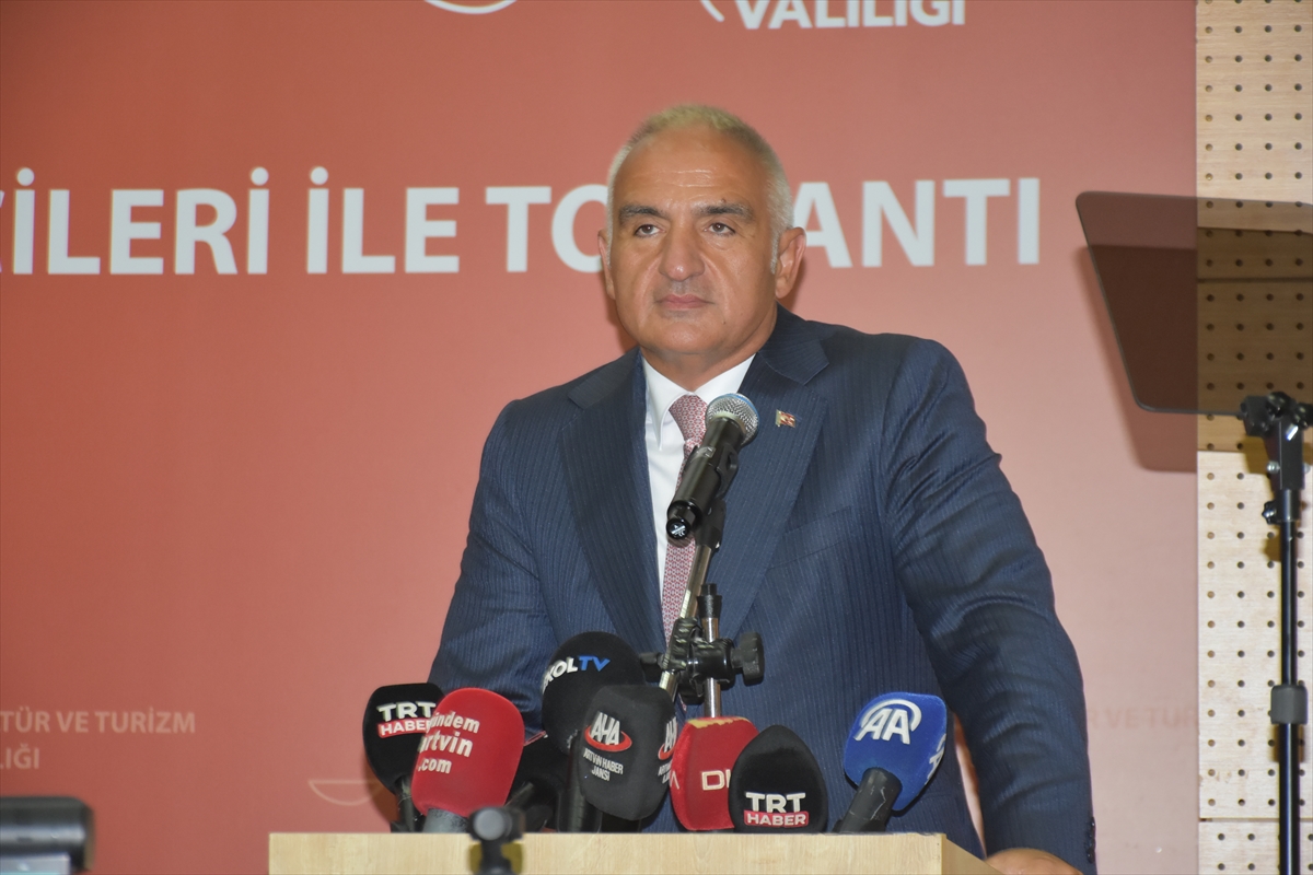 Kültür ve Turizm Bakanı Ersoy, Artvin'de konuştu:
