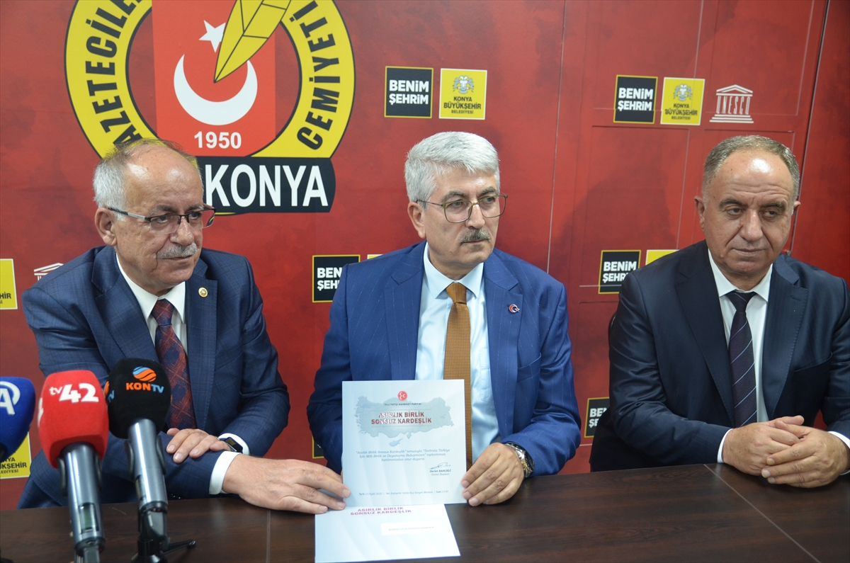 MHP Genel Başkan Yardımcısı Kalaycı, Konya Gazeteciler Cemiyeti'ni ziyaret etti