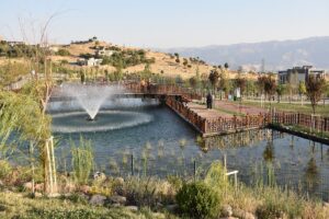 ŞIRNAK (AA) – Şırnak'ta hizmete açılan Millet Bahçesi, sosyal donatı