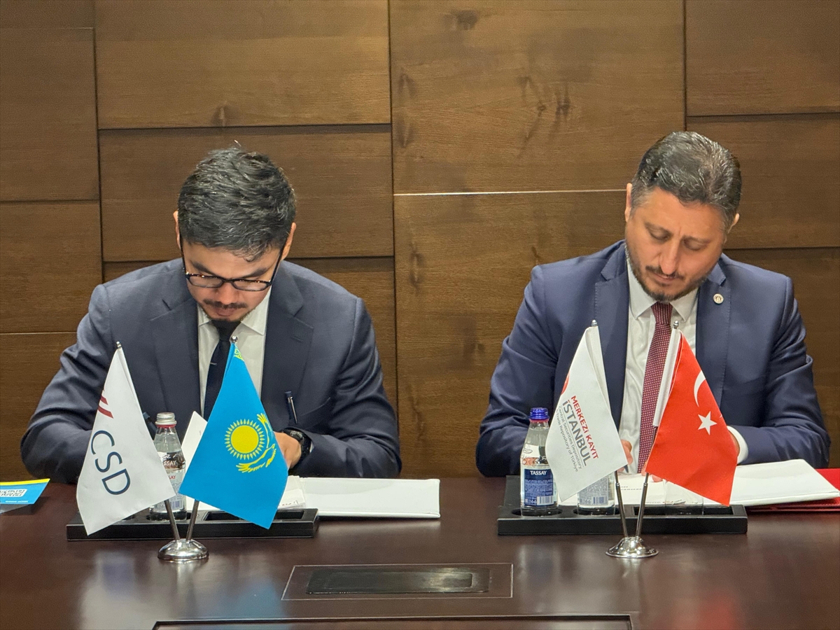 MKK ile Kazakistan Merkezi Saklama Kuruluşu arasında üyelik ve hesap açılış anlaşmaları imzalandı