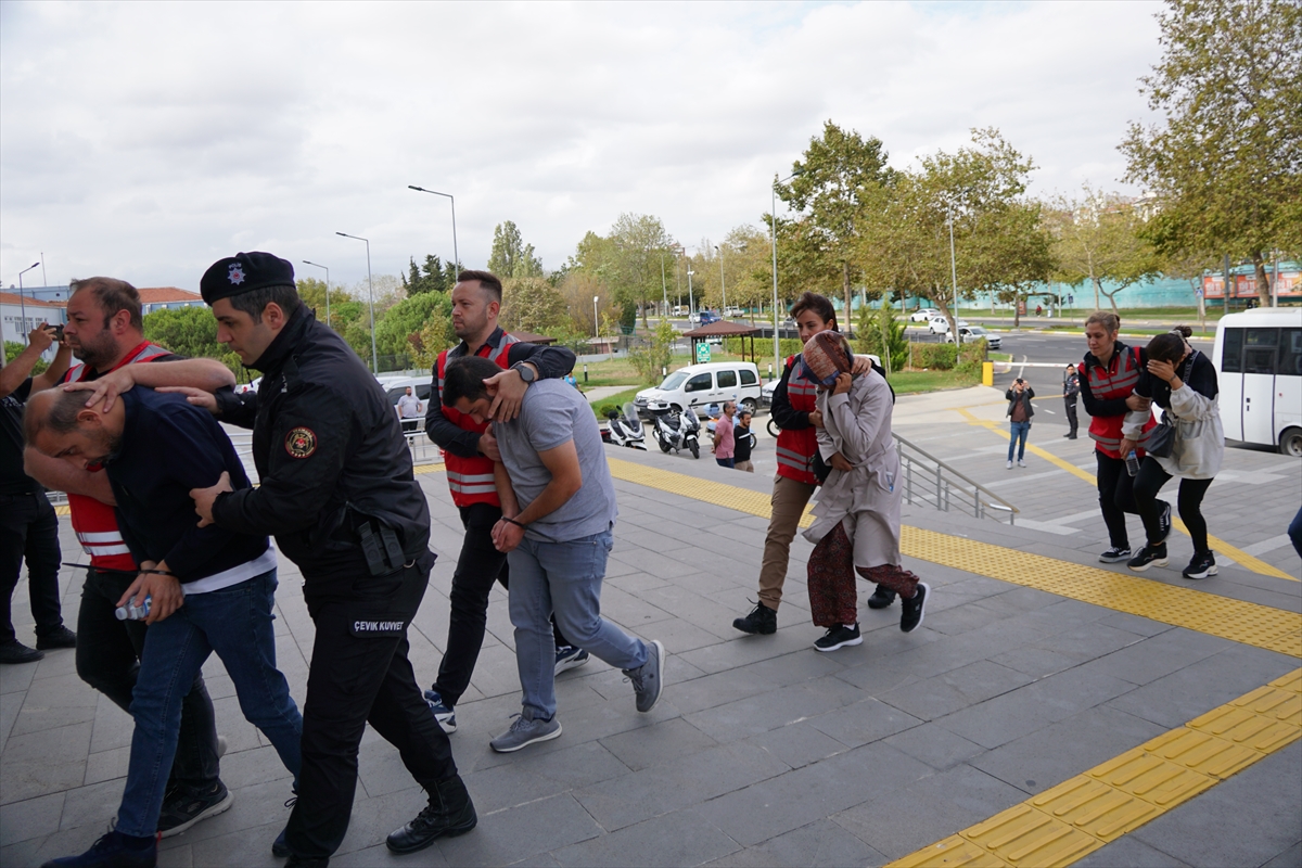Nitelikli dolandırıcılık şebekesine yönelik Tekirdağ merkezli operasyonlarda 41 şüpheli tutuklandı