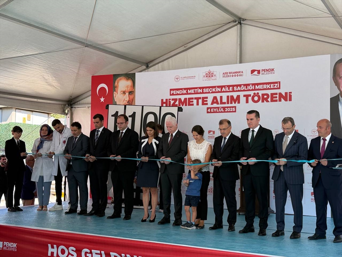 Pendik Metin Seçkin Aile Sağlığı Merkezi'nin açılışı yapıldı