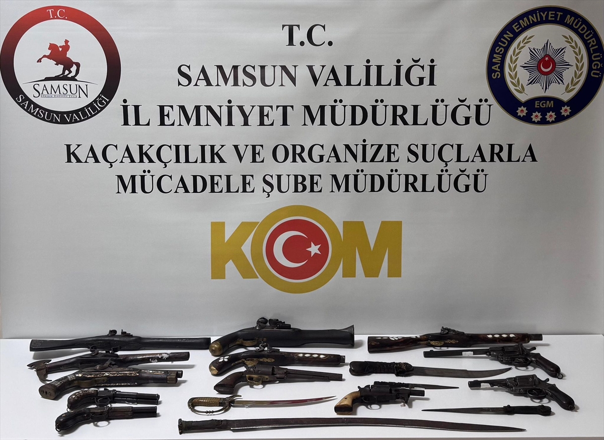 Samsun'da tarihi eser operasyonunda 1 şüpheli yakalandı