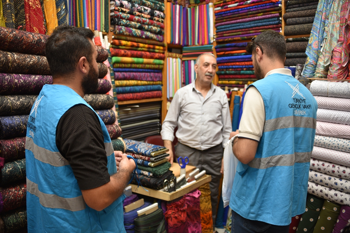 Şanlıurfa'da Küresel Sumud Filosu'na mavi kurdeleli destek