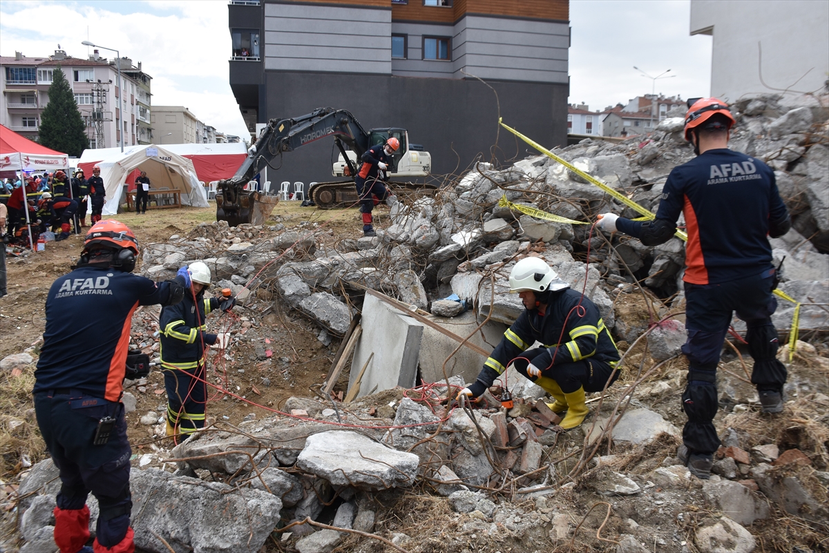 Sinop'ta deprem tatbikatı yapıldı