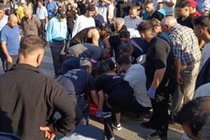 SİVAS (AA) – Sivas'ın Şarkışla ilçesinde bir kişinin yaralandığı motosiklet