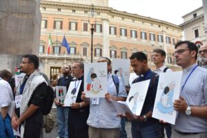 ROMA (AA) – İsrail'in Gazze'deki soykırımına karşı çıkmak için Katolik