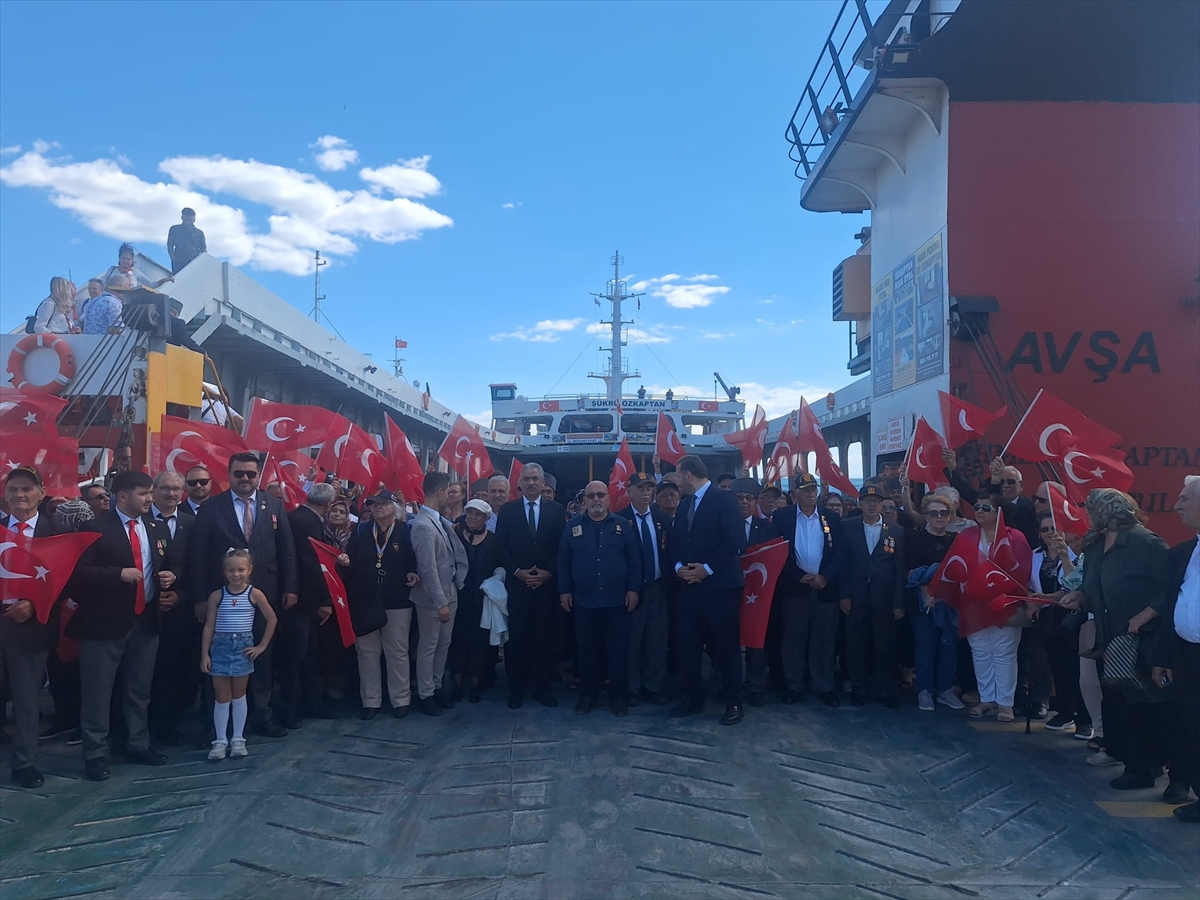 Tekirdağ'da Gaziler Günü dolayısıyla tekne turu düzenlendi