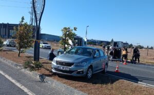 TEKİRDAĞ (AA) – Tekirdağ'ın Kapaklı ilçesinde meydana gelen trafik kazasında