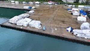 TRABZON (AA) – Trabzon'un Çarşıbaşı ilçesi Yoroz Limanı açıklarında balıkçılar