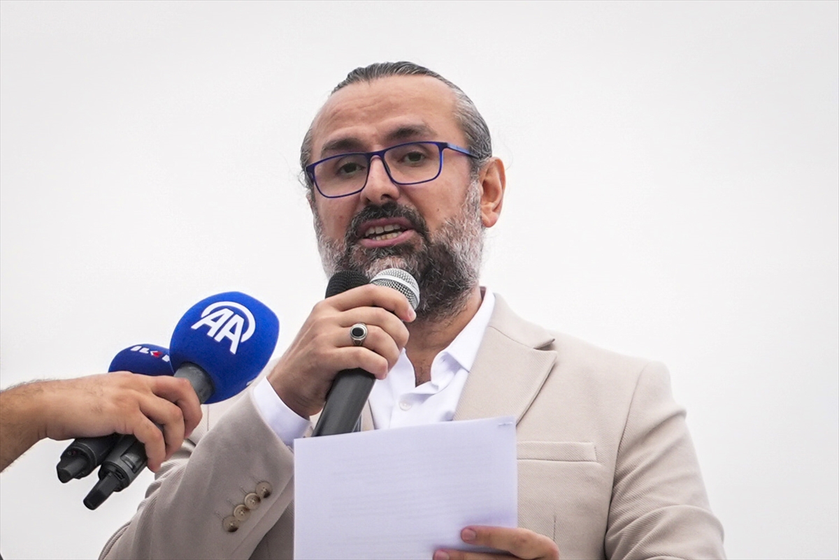 Üsküdar'da Küresel Sumud Filosu'na destek yürüyüşü yapıldı