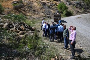 VAN (AA) – Van'ın Çatak ilçesinde kayalık alandan düşen 334