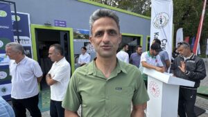 ZONGULDAK (AA) – Zonguldak'ın Çaycuma ilçesinde gerçekleştirilen Tekerlekli Sandalye Tenisi