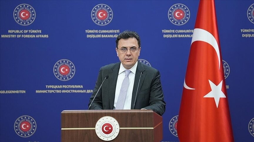 Dışişleri Bakanlığı Sözcüsü Keçeli, Küresel Sumud Filosu’nda İsrail’in alıkoyduğu Türk vatandaşlarının durumu hakkında bilgi verdi